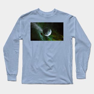 A Planet and Black Hole Long Sleeve T-Shirt